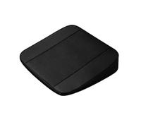 WUCHENGHH Car Seat Cushions Wedge for VW ID.3 / ID.4 / ID.5 / Jetta, Booster Wedge Seat Cushion Heightening Butt Pad Comfortable Chair Pads Accessories,A/black-L/8cm