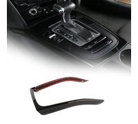 WUCHENGHH Center Console Panel Trim for Audi A4 B8 A5 2009-2016, ABS Auto Decoration Panel Frame Cover Trim Sticker Interior Mouldings Accessories,D/black