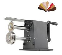 WUCIOA Manual Device Sole Cutting Tool, Rubber Sole Cutting Machine with Protective Cover, Foldable Handle, Chamfering Tool, Desktop Handmade Shoe Making Machine for 8mm Leather Rubber