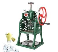 WUCIOA Manual Ice Crusher Machine, Commercial Snow Ice Shaver Machine with Stainless Trays, Hand-Crank Design, Labo Saving, Shaved Ice and Snow Cone Machine for Restaurants, Party, Snack Stands