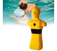 WUCIOA Water Life-Saving Training Dummy, PE Drowning Prevention Teaching Tools, 3 Water Inlet And Outlet Ports, Rapid Drainage, Pool Life-Saving Training Model for Lifeguard Drills