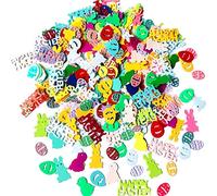 Wudaizhi 15g Happy Easter Confetti Egg Rabbit Shape Table Scatters Sequins Spring Party Decoration for Home Decor Easter Party Supplies