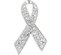 Wudaizhi 1pc Clear Crystal Ribbon Brooch Pin Thailand King Mourning Remembrance Day Funeral Memorial Badge Brooch