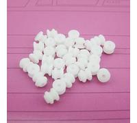 Wudaizhi 20pcs 62a Micro Mini Plastic Pulley Wheel Small Pulley Gear Timing Wheels Motor Toy Model