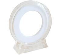 Wudaizhi Acrylic Coin Display Stand 2pcs 4cm Commemorative Coin Display Frame Medal Protection Box Coin Protection Box