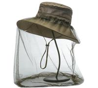 Wudaizhi Anti-mosquito Mesh Net Hat, Summer Uv Protection Sun Hats for Men & Women, Outdoor Fishing & Hiking Bucket Hat