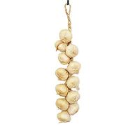 Wudaizhi Artificial Hanging Garlic String, Simulation Lifelike Vegetables Garland Vine for Photography Props Home Kitchen Farm Party Wall Decoration