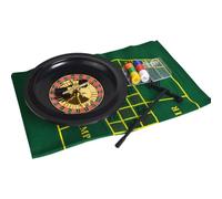 Wudaizhi Casino Roulette 10 Inch Roulette Game Set with Tablecloth Chips for Bar Party Funny Tools Entertainment Board Game