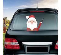 Wudaizhi Christmas Car Auto Decoration Xmas Santa Claus Elk Diy Car Sticker Rear Windshield Decals Car Styling Rear Window Wiper Sticker