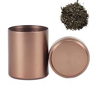 Wudaizhi Compact Aluminum Storage Jar - Airtight & Smell Proof Container for Herbs, Spices, Coffee & Tea On-the-go