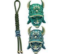 Wudaizhi Eagle Nose Samurai Helmet Knife Beads Woven Paracord Lanyard Pendants Outdoor Edc Umbrella Rope Brass Diy Accessories