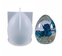 Wudaizhi Egg Resin Mold, Egg-shaped Resin Mold, Large Eggs Ball Silicone Resin Molds, Oval Resin Molds for Diy Resin Art Table Lamp Home Decoration, Valentine, Easter