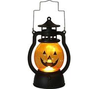 Wudaizhi Halloween Led Hanging Pumpkin Lantern Light Ghost Lamp Candle Light Retro Small Oil Lamp Halloween Party Home Decor Horror Props