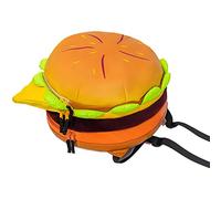 Wudaizhi Kawaii Student Backpack Cute Hamburger Shoulder Bag Cartoon Small Backpack Causal Shoulder Backpack for Girls
