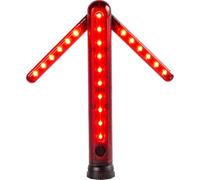 Wudaizhi Led Emergency Roadside Flares Light Foldable Safety Arrow Warning Light Traffic Safety Wand with Magnetic Stand