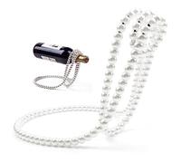 Wudaizhi Magic Wine Bottle Holder Floating Pearl Chain Wine Bottle Rack Holder for Home Decoration, Holds Bottles in the Air