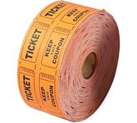 Wudaizhi Raffle Tickets Double Rolls, 1000 Pcs/poll Raffle Tickets, Tag Lottery Ticket Events Raffle Labels for Events, Entry, Class Reward, Prizes