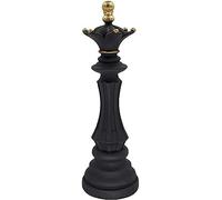 Wudaizhi Resin Chess Pieces Sculpture International Chess Figurines Retro Home Decor Simple Modern Chess Pieces Ornaments