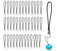Wudaizhi Split Ring Strap 50pcs Phone Charm Cords Cellphone Lariat Lanyard Lanyard for Diy Craft Phone Usb Flash Drive Keyring
