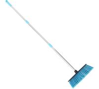 Wudaizhi Yard Brush Long Handle with Stiff Bristles Outdoor Broom for Cleaning Scrubbing Driveway Yard Wood Stone Leaves Lawn Garden Broom
