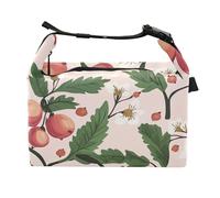Wudan Cartoon Hawthorn Berry Fruit Blush Lunch Bag Insulated Adjustable Nurse Insulated Bags for Office Workers