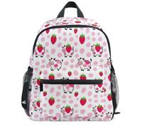 Wudan Mini Sling Backpack for Kids durables and Long-Lasting, Kawaii-style Strawberry Cow, M, Casual