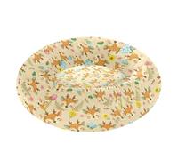 Wudan Pet Cat Bed Calming Anti Anxiety Fluffy Cat Cave Bed for Extra Small Size Pets Supplies XS Cute Deers