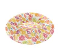 Wudan Pet Cat Bed Donut Cuddler Fluffy Cat Cave Bed for Extra Small Size Pets Sleeping M Colorful Fruits Gummy Candy