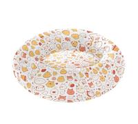 Wudan Pet Cat Bed Warm & Cozy Fluffy Calming Bed for Medium Size Pets Sleeping S Cartoon Kawaii-Style Animals Pudding