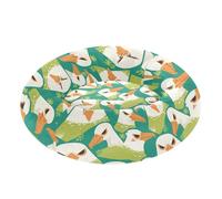 Wudan Pet Cat Bed Warm & Cozy Fluffy Dog Cave Bed for Extra Small Size Pets Supplies S Cute Cartoon Albatross Head Green