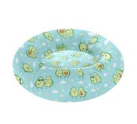 Wudan Pet Cat Beds Anxiety Relief Fluffy Cat Cave Bed for Medium Size Pets Supplies M Cute Avocado