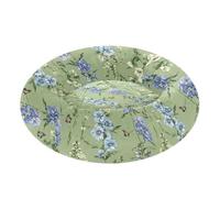 Wudan Pet Cat Beds Calming Anti Anxiety Fluffy Calming Bed for Small Size Pets Sleeping S Safaris Delphinium Sage Green