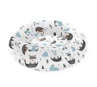 Wudan Pet Cat Beds Calming Anti Anxiety Fluffy Dog & Cat Cushion for Extra Small Size Pets Sleeping S Little Vikings Trendy Scandinavian
