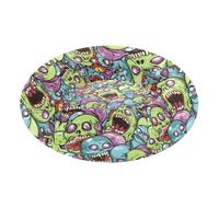 Wudan Pet Cat Beds Relieve Stress Fluffy Kitten Beds for Small Size Pets Supplies S Colorful Yelling Zombie Scary