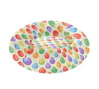 Wudan Pet Cat Beds Removable & Washable Fluffy Calming Bed for Extra Small Size Pets Supplies S Easter Eggs Light Yellow