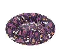 Wudan Pet Cat Beds Warm & Soft Fluffy Cat Cave Bed for Extra Small Size Pets Sleeping S Goth Halloween Castle Boos Purple