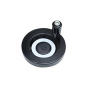 WUDCW 1Pcs Foldable Handwheel OD 63mm 80mm 100mm 125mm 160mm 200mm Hole 6mm 8mm-20mm for Milling Machine Hand Crank Revolving Handle(200mm Hole 20mm,Non Foldable Handle)