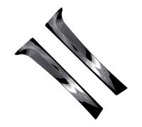 WUDGAQE Left Right Pair Rear Window Garnish for MK2 2017-2024 | Gloss Black ABS Quarter Glass Accent, Exterior Profile Detail, Vehicle Specific Appearance Part