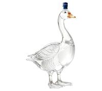 Wudhgslc 30th Anniversary 3D Sculpted Vodka Bottle, Vodka 3d Sculpted Goose Bottle, 350ml Vodka Gift Transparent