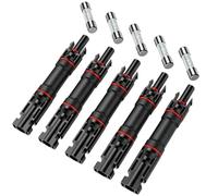 Wudhgslc 5PCS 15A Solar Fuse Holder Inline,Solar PV Fuse Holder,Waterproof Solar Fuse Connector for Solar Panel