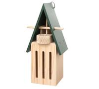 Wudhgslc Butterfly House with Feeder for Outdoor Gardens Eco Wood Shelter