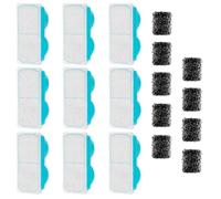 Wudhgslc Cat Water Fountain Filters Simple First-Time Use Instructions | Soak the filter 5 minutes, rinse under running water, then install before first use for best performance.
