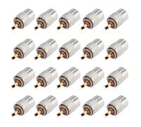 Wudhgslc Coax Connectors 20Pcs PL259 Male Crimp Adapters for RG8X Reducer | Contains 20 PL259 male crimp connectors with RG8X reducer for quick coax builds and repairs, ideal for antennas.