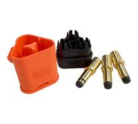 Wudhgslc Connector with Locking Buckle for ESC Ctrl High Current Signal | Locking buckle keeps the ESC connection solid, 3-pin three-wire design, P Gold-Plated copper for low resistance