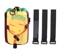 Wudhgslc Cycling Cup Holder Bag Radish Pattern for Fun City Rides on Wheels | Handles both city commutes and off-road adventures with front bottle pouch and weather- fabric that gear.