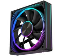 Wudhgslc Desktop PC Case Cooling Fan Temperature Control Super Large Surround Mirror Computer Case Fan Black Reverse