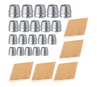 Wudhgslc Handle Wedge Kit 25-Piece Assortment for Tool Repair | Five sizes, 25 wedges total; quick, reliable tightening to prevent wobble on chisels, hammers, and sledges.