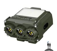 Wudhgslc Headlamp for Night Fishing Hat Clip - Ultra 3-Mode