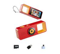 Wudhgslc Keychain Digital Camera Retro CCD Form for Classic Design | Retro CCD form combines classic beauty with modern 1080P performance in a pocket camera.