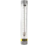Wudhgslc Liquid Flowmeter Acrylic Tube Type G3/4in 1-10GPM Range, Compact
